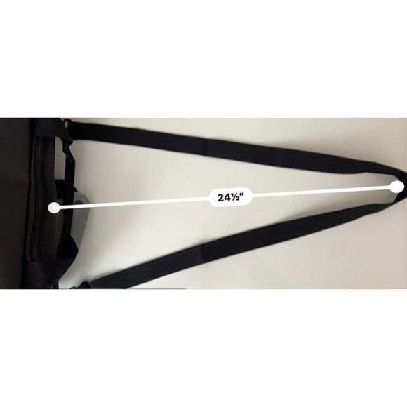 NWT Bella Russo canvas travel duffle in dark gray - Picture 11 of 11